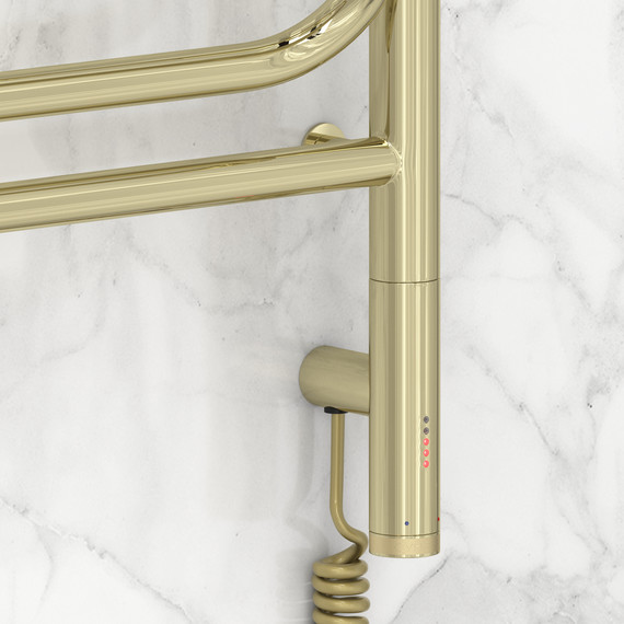 Полотенцесушитель электрический Сунержа Элегия 3.0 П13 500x1120 мм 020-5819-1050 R, шампань - фото 3