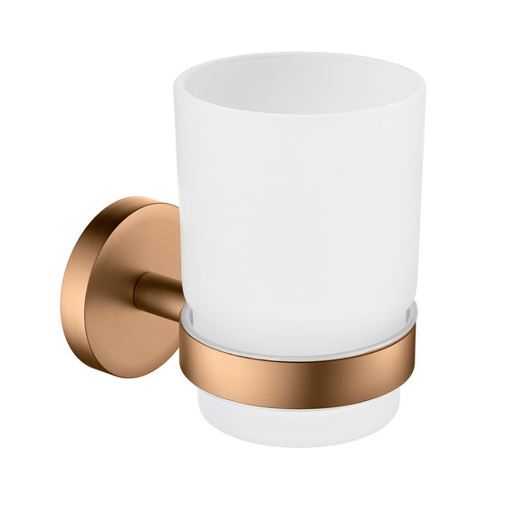 Стакан для зубных щеток Timo Saona 13031/19, цвет розовое золото - фото 