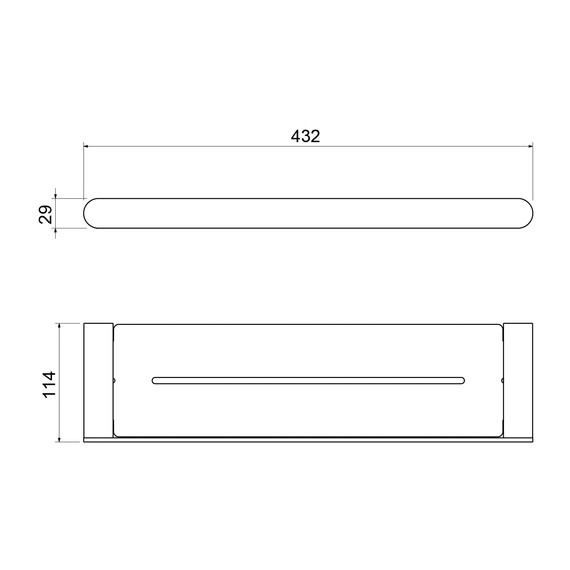 Полочка Timo Saona 13073/18, цвет чёрное золото - фото 2