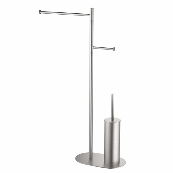 Стойка с держателем и ёршиком Timo Saona 13085/13, цвет розовое золото - фото 