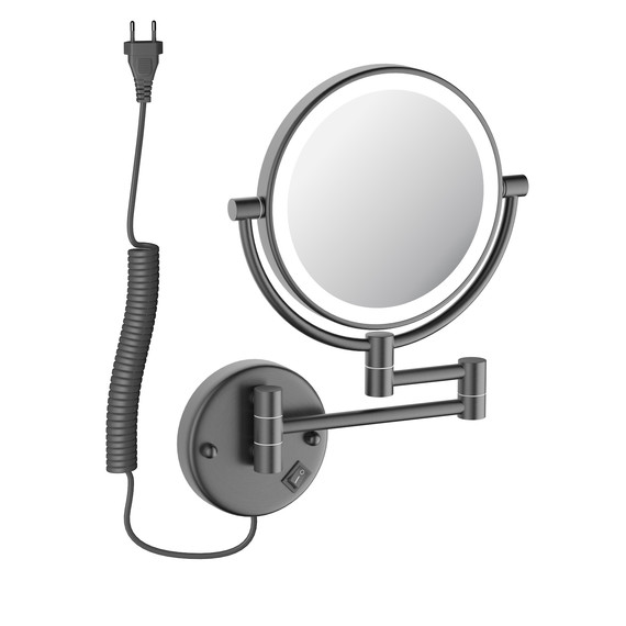 Зеркало косметическое Timo Saona 13376/18, цвет чёрное золото - фото 