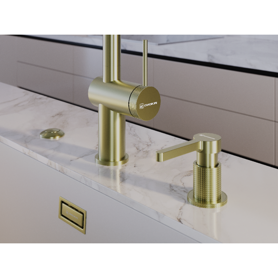 Смеситель для кухни Omoikiri Tahara-SB lg 4994528, светлое золото - фото 5