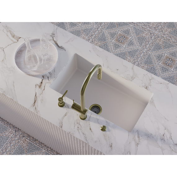 Смеситель для кухни Omoikiri Tahara-SB lg 4994528, светлое золото - фото 7