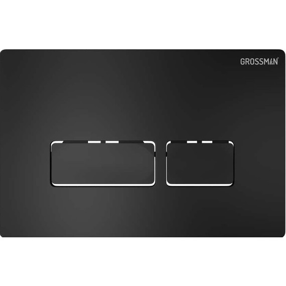 Кнопка смыва Grossman Pragma 700.K31.03.210.210, чёрный матовый - фото 