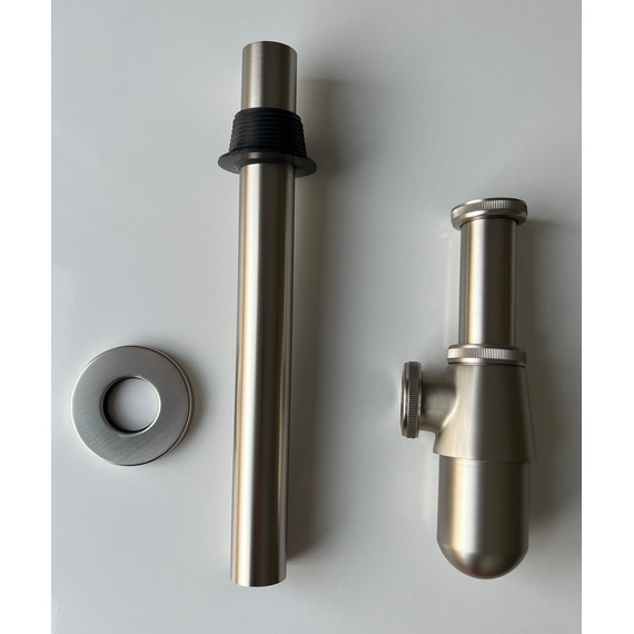 Сифон для умывальника Timo 960/13L, никель - фото 2