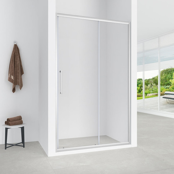 Душевая дверь Loranto 110 см CS-AB03C-110, хром/прозрачное - фото 5