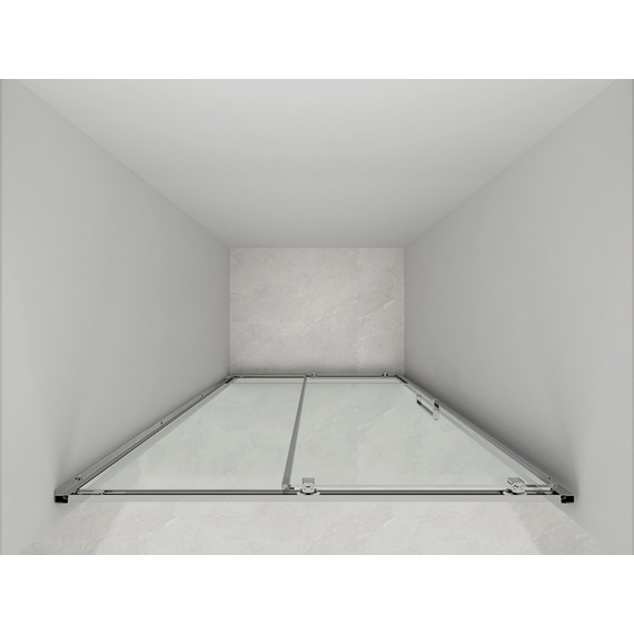 Душевая дверь Loranto 140 см CS-AB03C-140, хром/прозрачное - фото 3