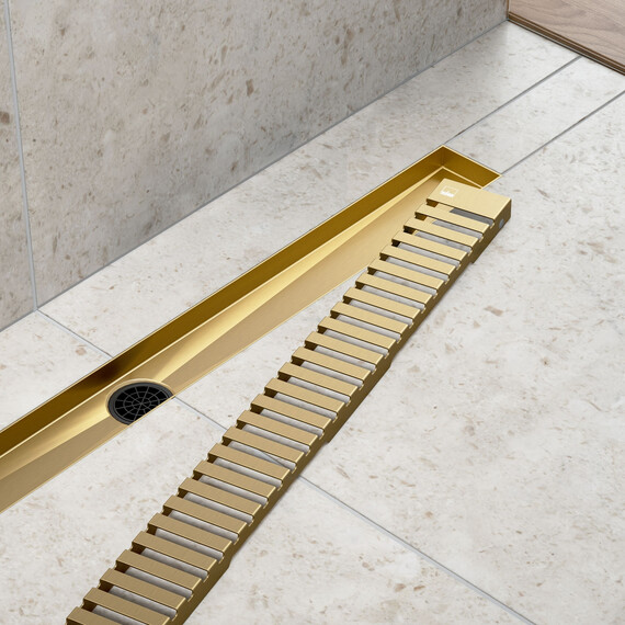 Трап Timo Drain System 60 см DS230106/17, золото матовое - фото 2