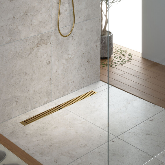 Трап Timo Drain System 70 см DS230107/17, золото матовое - фото 3