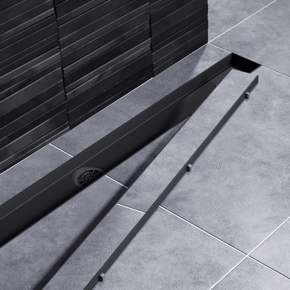 Трап Timo Drain System 60 см DS230206/03 (под плитку) чёрный матовый - фото 3