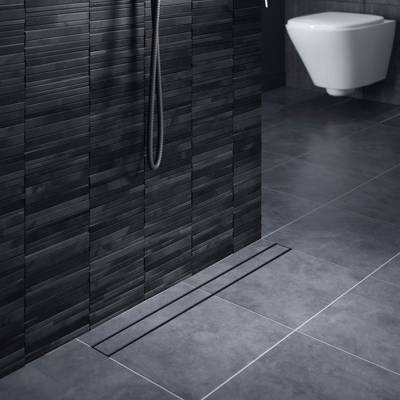 Трап Timo Drain System 70 см DS230207/03 (под плитку) чёрный матовый - фото 2