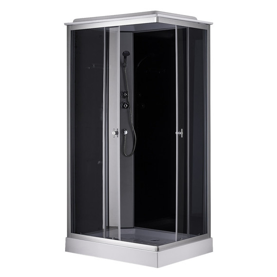 Душевая кабина Loranto 100х80 см CS-5180-13L G, сатин/матовое - фото 