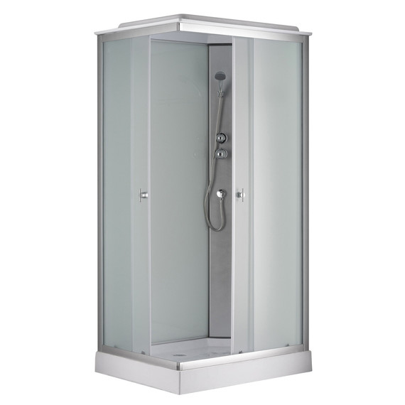 Душевая кабина Loranto 100х80 см CS-5180-13R F, сатин/матовое - фото 