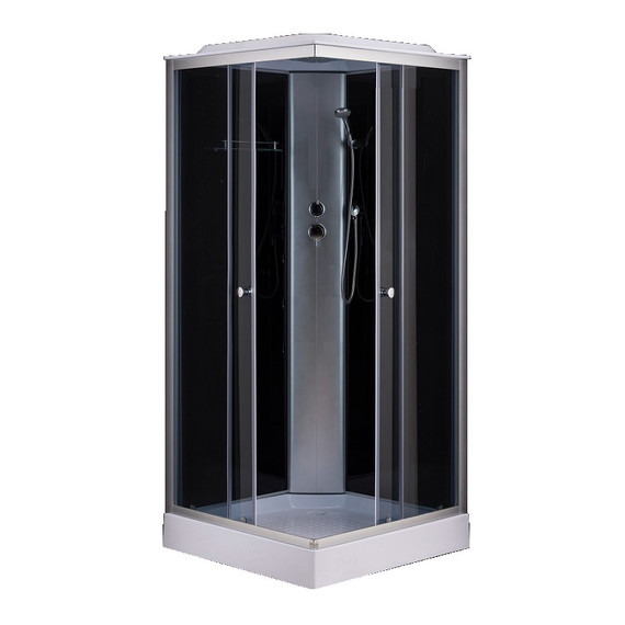 Душевая кабина Loranto 100х100 см CS-6411G,100*100*215, сатин/прозрачное - фото 