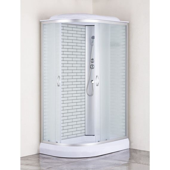 Душевая кабина Loranto 120x80 см CS-66120-13R FW 120, хром/матовое - фото 2