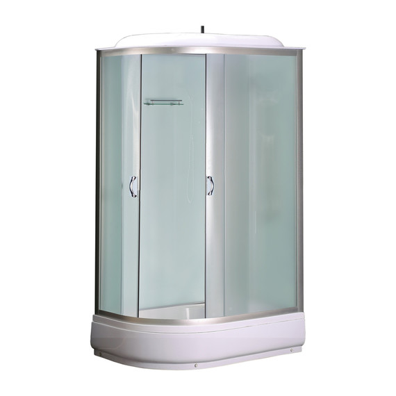 Душевая кабина Loranto 120x80 см CS-66120-20 R F, хром/матовое - фото 