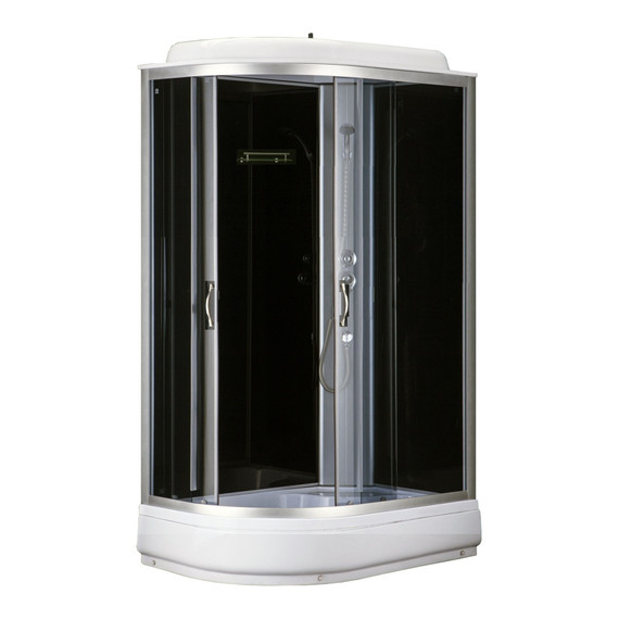 Душевая кабина Loranto 120х80 см CS-66120-20 R G, чёрный/прозрачное - фото 