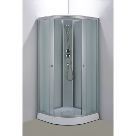 Душевая кабина Loranto 98x98 см CS-981TM/W-100, хром/матовое - фото 2