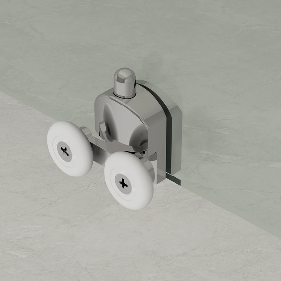 Душевое ограждение Loranto 90x90 см CS-AB01S-90, сатин/прозрачное - фото 5