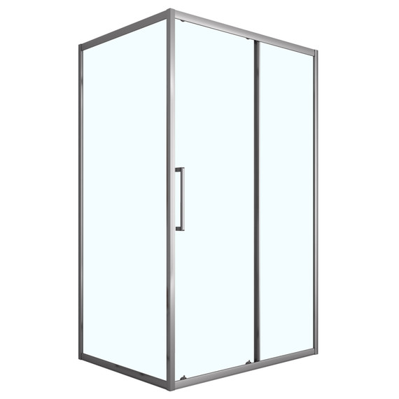 Душевое ограждение Loranto 120x90 см CS-AB02GG-129, серый матовый/прозрачное - фото 