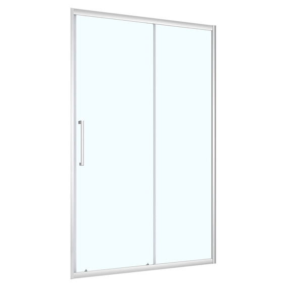 Душевая дверь Loranto 120 см CS-AB03C-120, хром/прозрачное - фото 