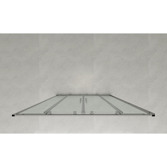 Душевая дверь Loranto 160 см CS-AB04GG-160, серый матовый/прозрачное - фото 2