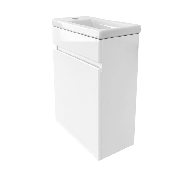 Тумба подвесная с раковиной Azario Эстима 40 см CS00094576 L - фото 