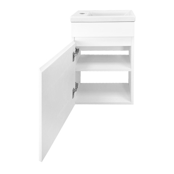 Тумба подвесная с раковиной Azario Эстима 40 см CS00094576 L - фото 4