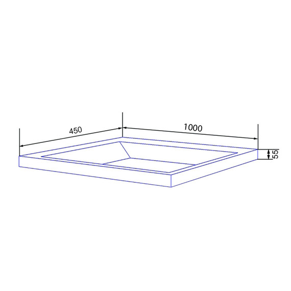 Тумба подвесная с раковиной Azario ARMARIO 100 см CS00096973, кашемир - фото 9