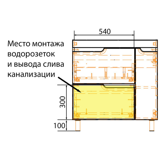 Тумба напольная с раковиной Azario KANTRI 80 см CS00097254 - фото 10