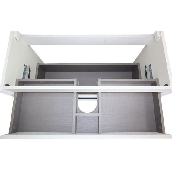 Тумба подвесная с раковиной Azario Velluto 100 см CS00097538, белый матовый - фото 6