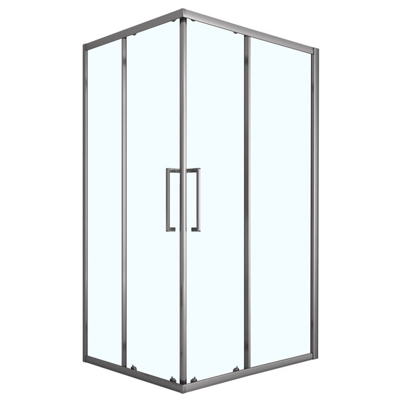 Душевое ограждение Loranto 120x80 см CS-AB01GG-128, серый матовый/прозрачное - фото 