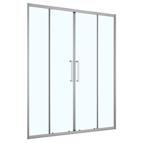 Душевая дверь Loranto 160 см CS-AB04GG-160, серый матовый/прозрачное - фото 