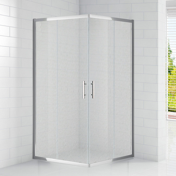 Душевое ограждение Cezares 90х90 см ECO-O-A-2-90-P-Cr, хром/матовое - фото 5