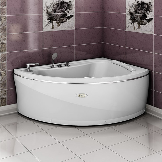 Ванна акриловая Радомир Альбена 168x120 см R (в комплекте каркас и сифон) - фото, картинка 3 Ванна акриловая Радомир Альбена 168x120 см R (в комплекте каркас и сифон) - фото 3