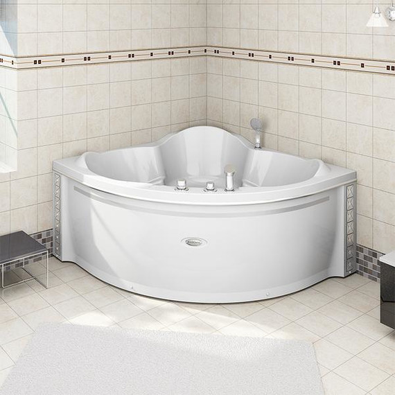 Ванна акриловая Радомир Сорренто 148x148 см (в комплекте каркас и сифон), Размер - мм: 1500х1500 - фото 2