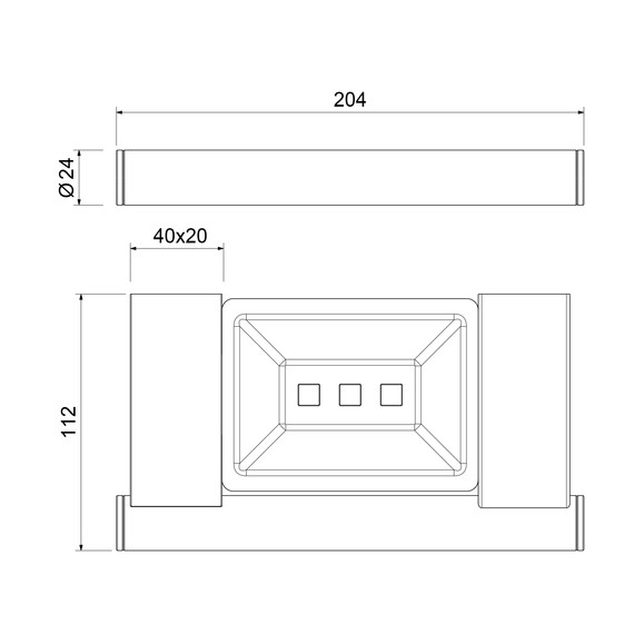 Полочка Timo Luiro 18522/17, цвет золото матовое - фото 2