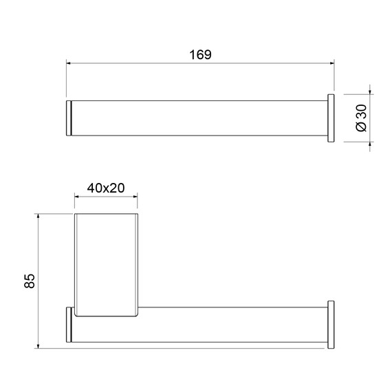 Держатель для туалетной бумаги Timo Luiro 18541/00 - фото 2