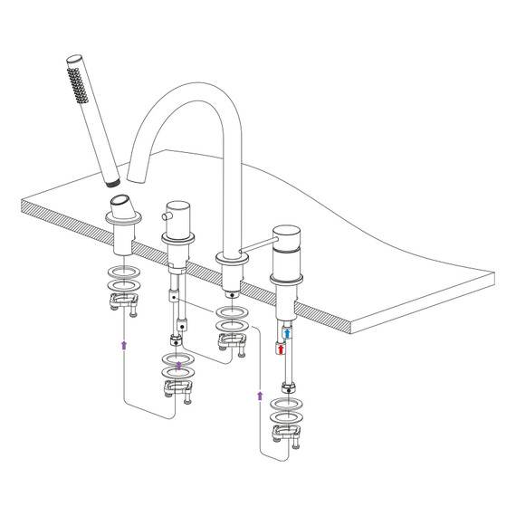 Смеситель для ванны Timo Saona 2320/13Y, никель - фото 3