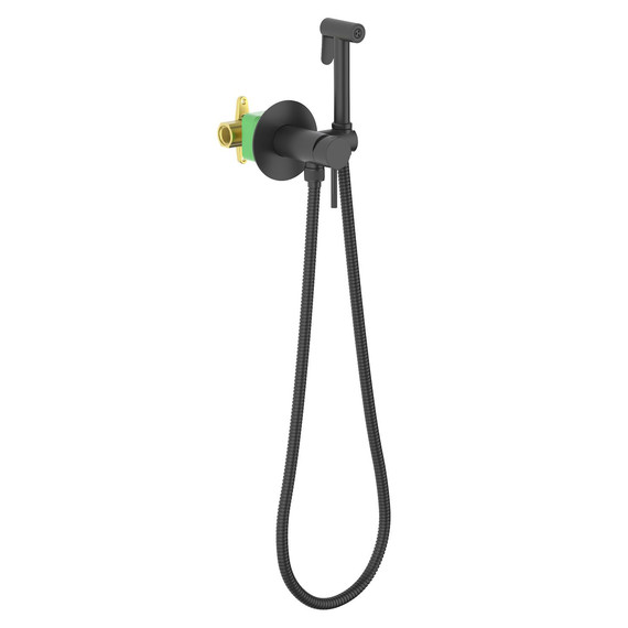 Набор для гигиенического душа Timo Saona 2338/03SM (со скрытой частью) чёрный - фото 