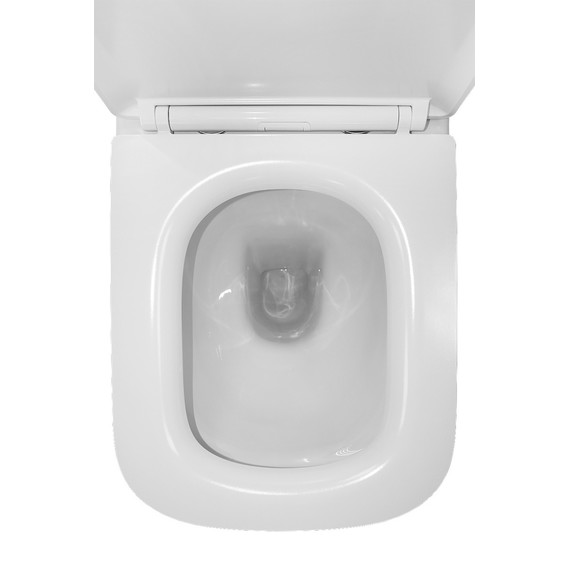 Унитаз-компакт безободковый Azario SAVIA AZ-8303D-s с с быстросъемным сиденьем микролифт - фото 9