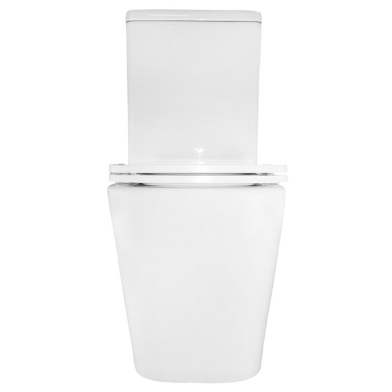 Унитаз-компакт безободковый Azario SAVIA AZ-8303D-s с с быстросъемным сиденьем микролифт - фото 4