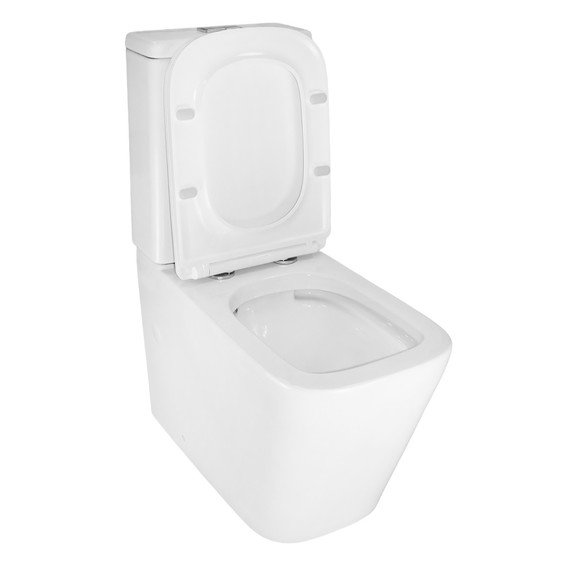 Унитаз-компакт безободковый Azario SAVIA AZ-8303D-s с с быстросъемным сиденьем микролифт - фото 6