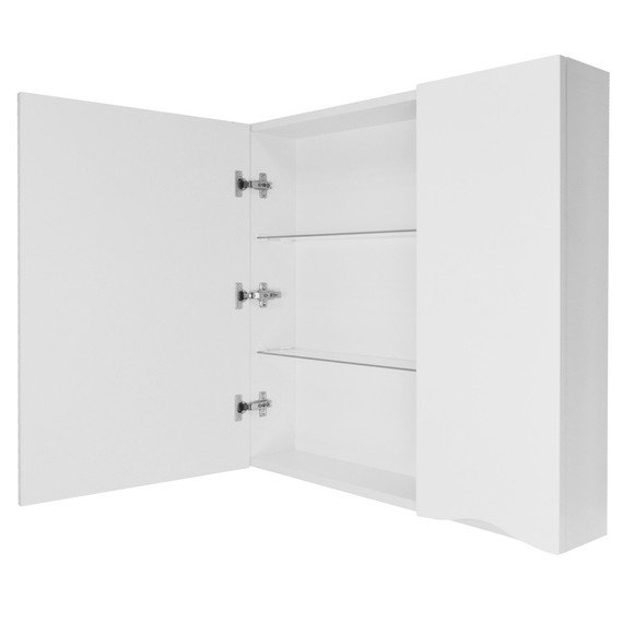 Зеркало-шкаф Loranto Santorini 70 см CS00086968 R, белый глянцевый - фото 6