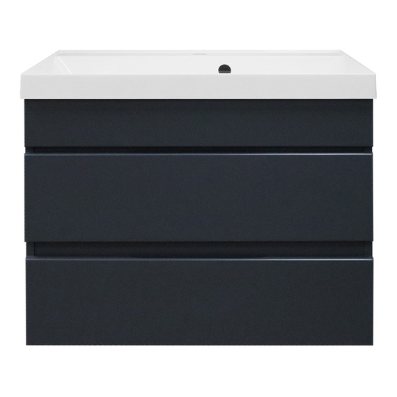 Тумба подвесная с раковиной Azario Эстима 70 см CS00094588, графит - фото 3