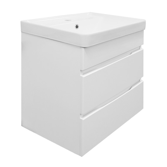 Тумба подвесная с раковиной Azario Эстима 50 см CS00094637 - фото 