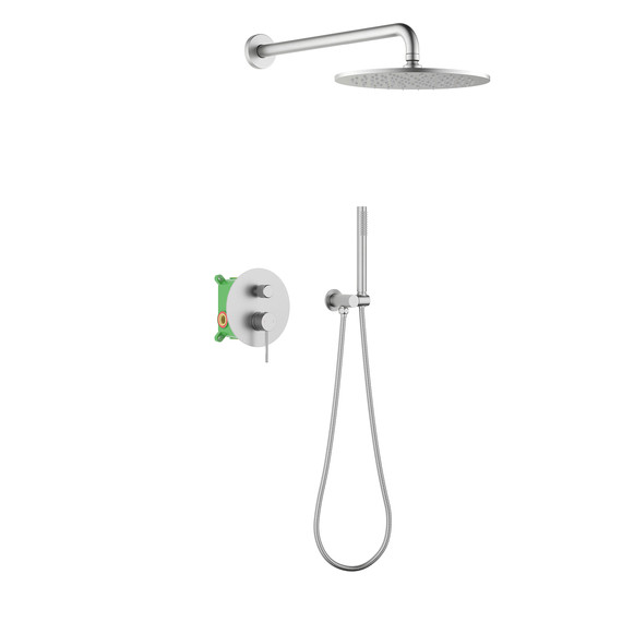 Душевая система для душа Timo Saona SX-2369/13SM (со скрытой частью) никель - фото 