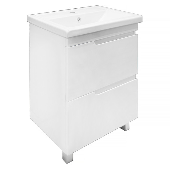 Тумба напольная с раковиной Azario Kantri 60/2H 60 см CS00097250 - фото 