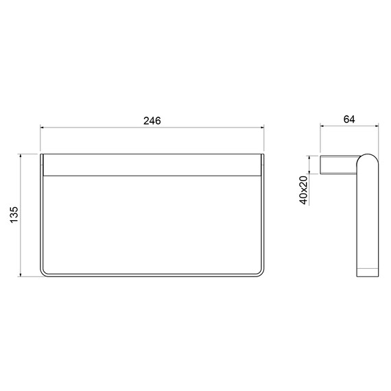 Кольцо для полотенец Timo Luiro 18550/03, цвет чёрный - фото 2