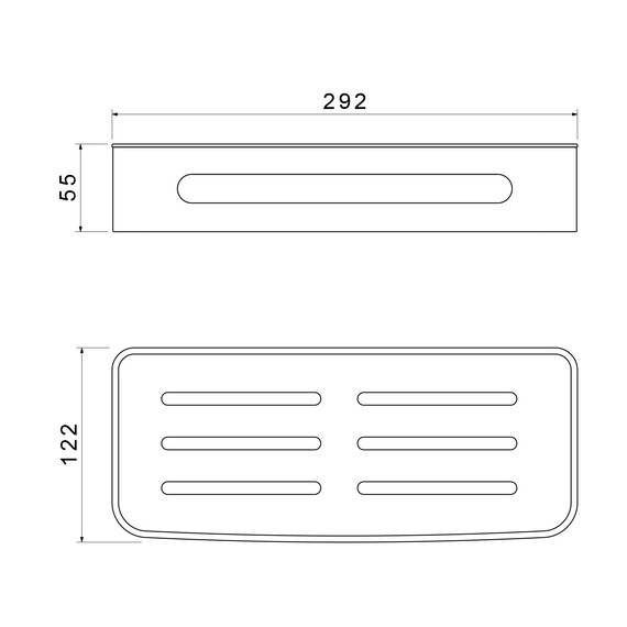 Полочка Timo Luiro 18578/03, цвет чёрный - фото 2